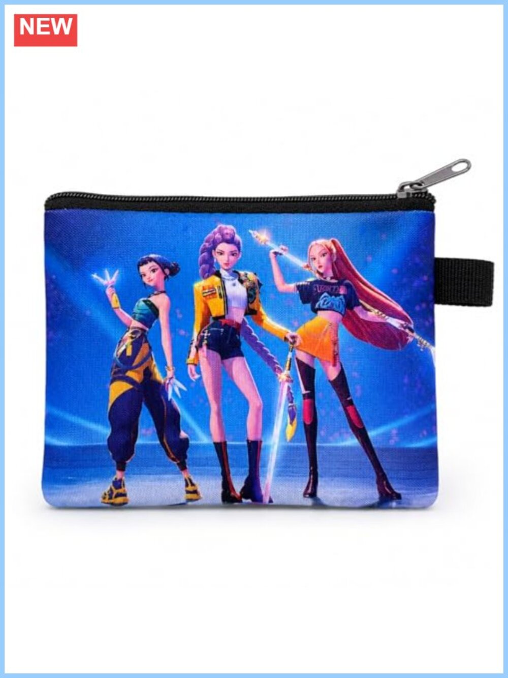 Tritala Pop Music Stage Print Coin Purse Mini Zipper Wallet Lightweight Pouch